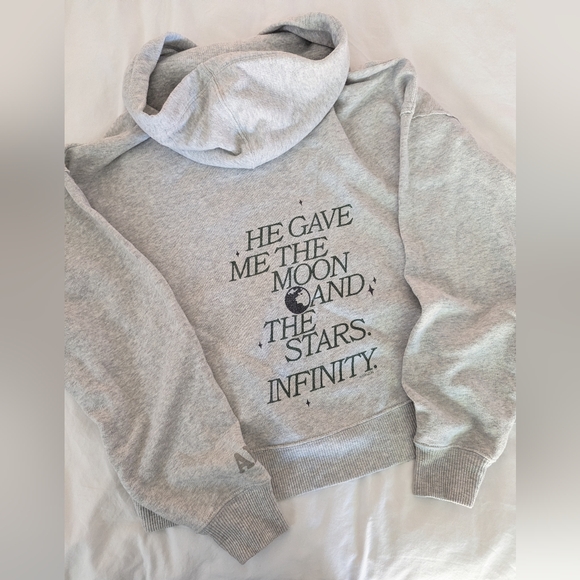American Eagle Outfitters Tops - American Eagle He Gave Me The Moon And The Stars Summer I Turned Pretty Hoodie
